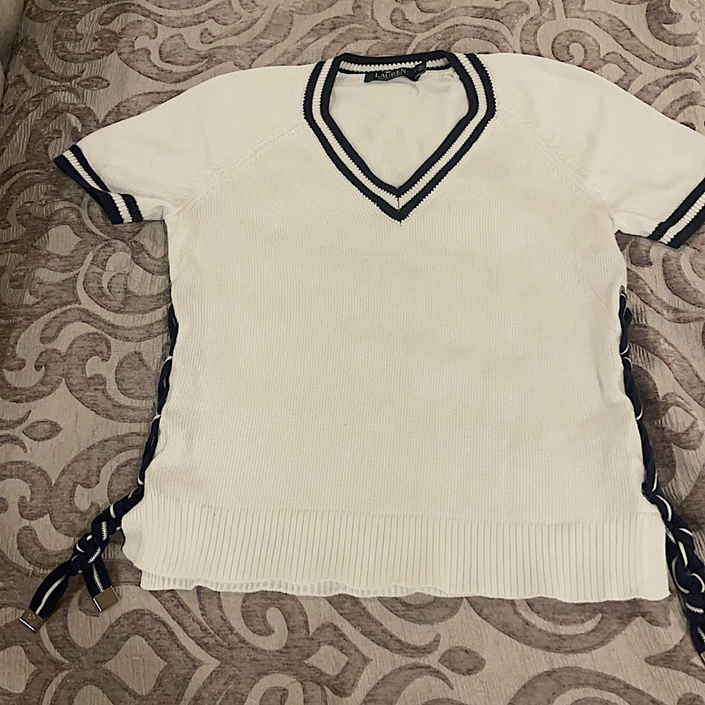 Lauren shot sleeves blouse
